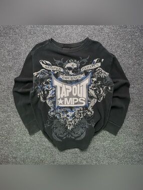 Y2K Tapout MPS black thermal long sleeve
